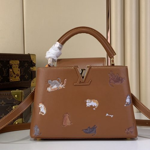 Capucines Mini M25874 Luxury Leather Bag
