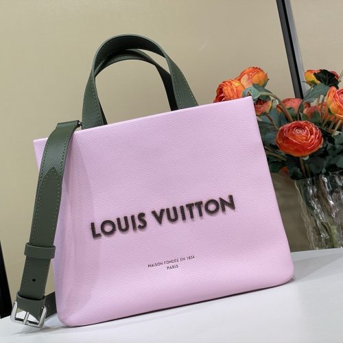 Mini Shopper Tote M15239 Embossed Leather Bag
