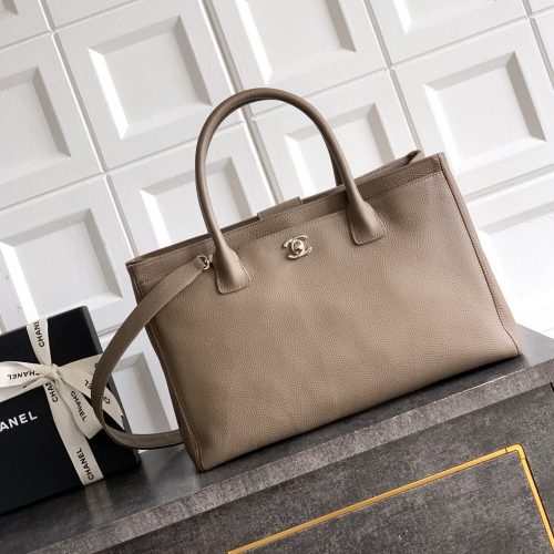 Large Leather Work Tote Bag