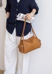Togo Leather Crossbody Bag back view