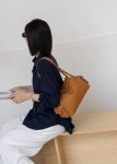 Togo Leather Crossbody Bag strap detail
